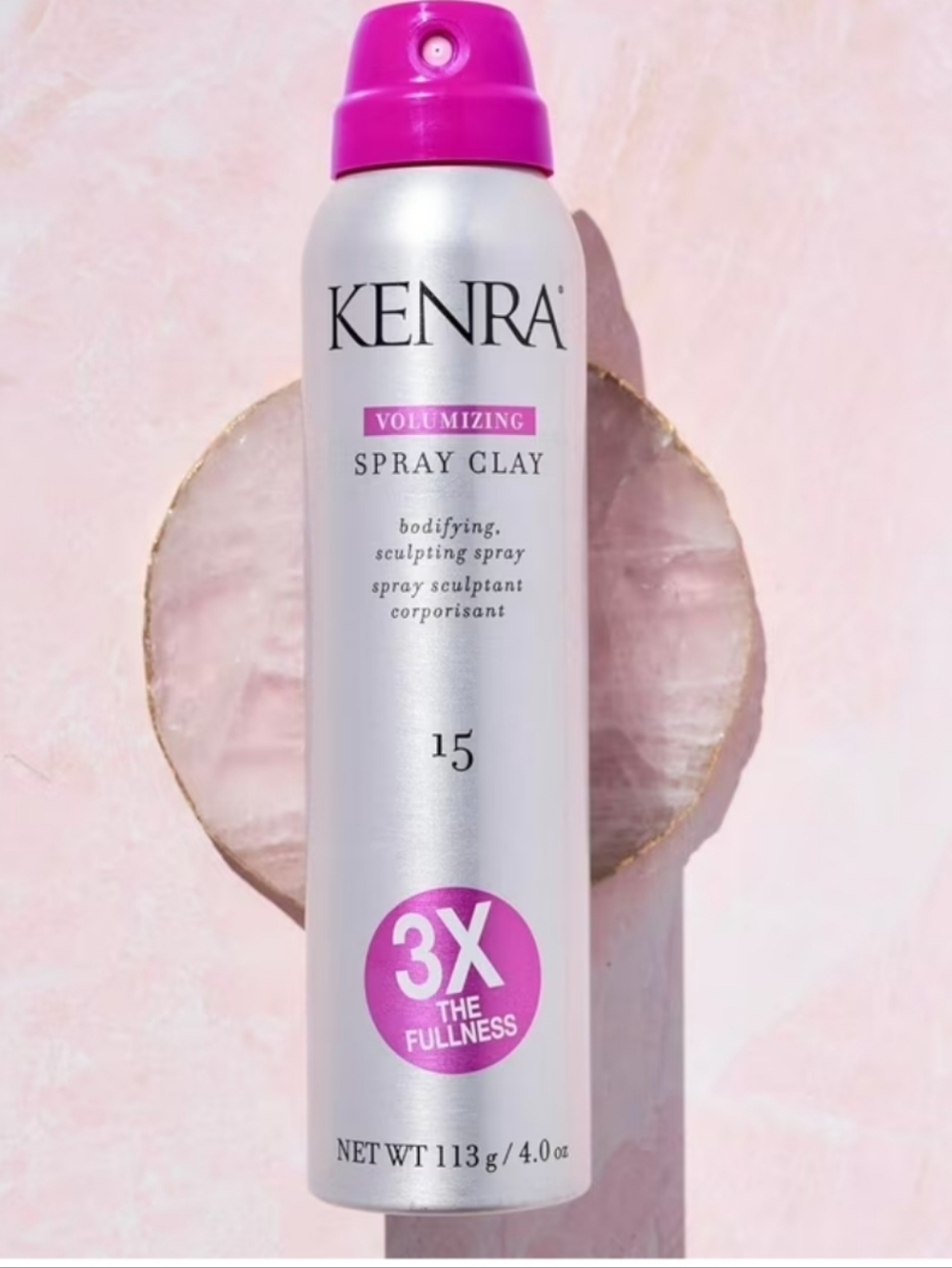 Kenra Volumizing Spray Clay - Silver & Pink